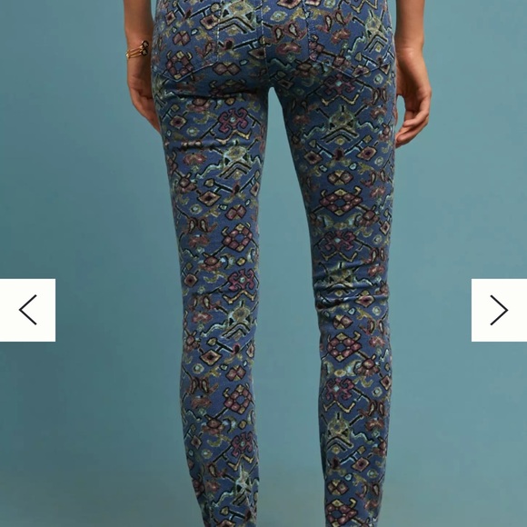 Anthropologie Pilcro Corduroy High-Rise Skinny Jeans - size 26 - Picture 5 of 13